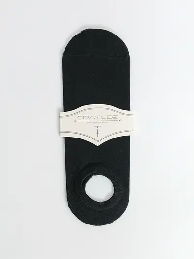 Следки хлопковые черного цвета